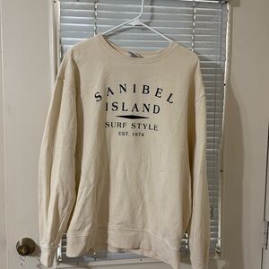 Sanibel Island women’s sweatshirt. Size medium.